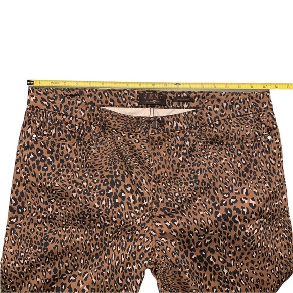 Jen 7 7 For All Mankind High Waist Cheetah Print Ankle Skinny  Plus Size… - Picture 10 of 15